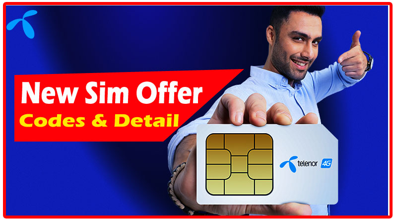 Telenor New Sim Free Internet Code 2023 | New sim Offer Telenor